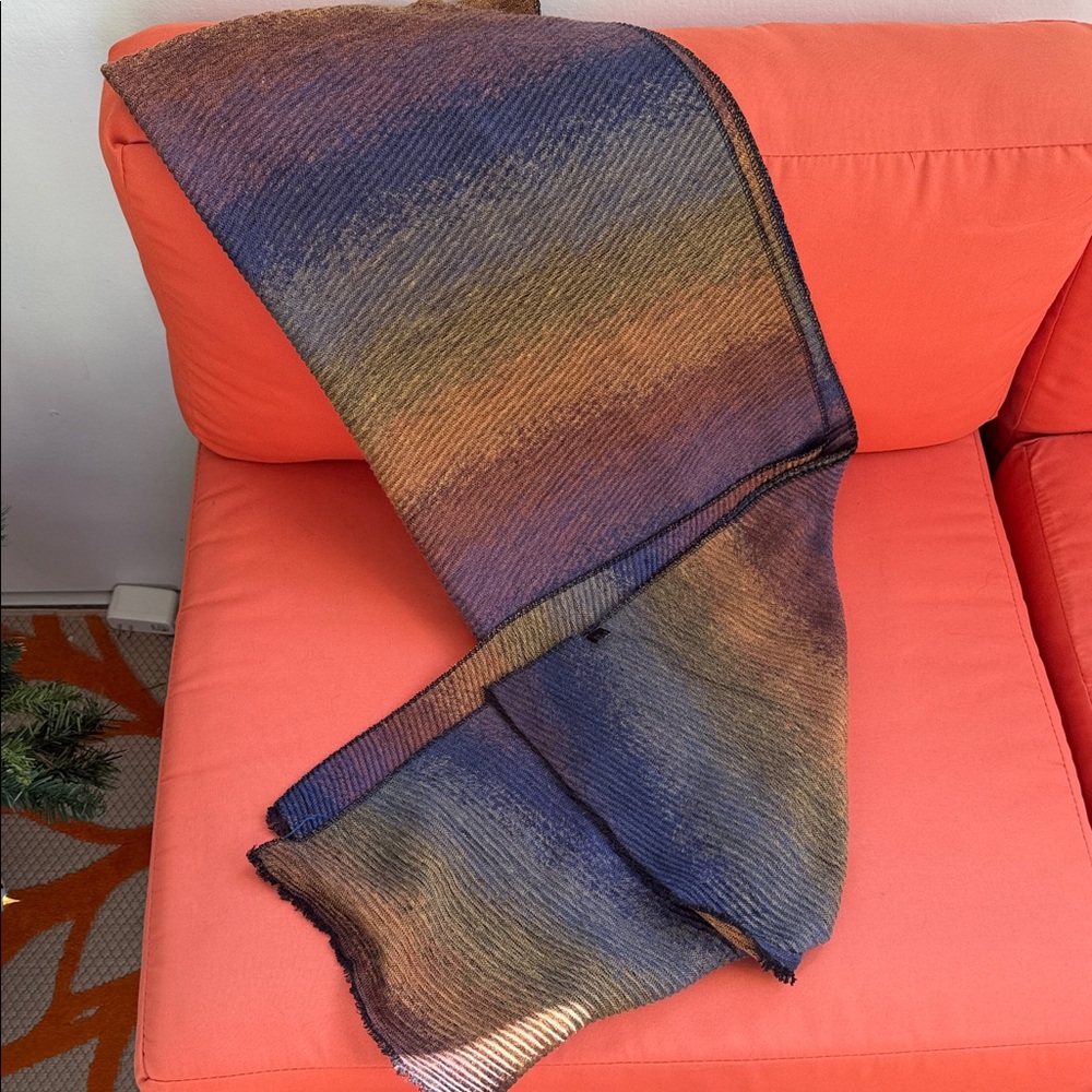 Multicolor Gradient Throw/Scarf - image 2